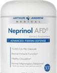 Arthur Andrew Medical, Neprinol AFD, Multi Enzyme Blend with Serrapeptase & Nattokinase, 300 Count (Pack of 1)