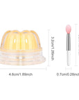 2Pc Jelly Lip Mask Overnight,Fruity Lemon Collagen-Lemon