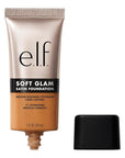 e.l.f. Soft Glam Foundation, Medium Coverage, Long-Lasting & Buildable Foundation For A Smooth, Satin Finish, Vegan & Cruelty-Free, 45 Tan Warm