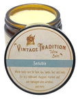 Vintage Tradition Beef Tallow All Purpose Balm - Healing, Hydrating Luxurious Skin Care Salve Replaces Body Lotion, Hand Cream, More - Essential Oil, Olive Oil, and Grass-Fed Tallow, 2 fl. oz.