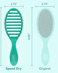 Wet Brush Speed Dry Hair Brush, Amazon Exclusive Aqua, Vented Design & Soft HeatFlex Bristles, Blow Dry Safe, Ergonomic Handle Manages Tangles & Uncontrollable Strands, Pain-Free Hair Accessories