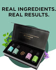 Essential Oil Set for Skin and Hair - Extra Large 100% Pure Essential Oils for Skin Hair and Nails with Premium Lavender Peppermint Tea Tree and Rosemary - Multi Use Topical Essential Oil Kit - 4 Pack