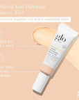 Glo Skin Beauty C-Shield Anti-Pollution Moisture Tint - Tinted Moisturizer With SPF 30 for Face, Broad Spectrum Protection & Vitamin C, 1.7 Oz (1N-Fair)