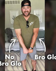 Bro Glo Self Tanner for The Boys - Quick Application Foam Mousse Easy Sunless Tan For Face and Body Oil Free Water Based Faster Skin Drying Natural Sun Kissed Bronze Color Perfect Men 6.76 FL oz