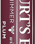 Burt's Bees® 100% Natural Origin Moisturizing Lip Shimmer, Plum, 1 Tube (Package May Very)