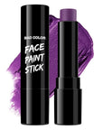 BADCOLOR Dark Purple Face Body Paint Stick, Sweatproof Eye Black Body Paint Sticks for Sports, Non-Toxic Facepaint for Halloween SFX Makeup Cosplay Joker Zombie Vampire Costume Parties