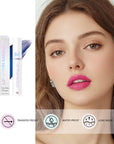 Matte Lip Gloss Peel Off Masque - Peel Off Lip Stain Tattoo,Cranberry Peel Off Lip Tint,Long Lasting Waterproof Transfer-proof Lip Mask Lip Stain Peel Off Lip Gloss,Stay Lip Makeup 08#