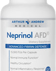 Arthur Andrew Medical, Neprinol AFD, Multi Enzyme Blend with Serrapeptase & Nattokinase, 90 Count (Pack of 1)