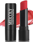 MEICOLY Red Face Body Paint Stick for Halloween SFX Cosplay Corpse Devil Clown Makeup,Red Face Paint for Adults and Kids,Waterproof Eye Black Stick for Baseball Softball Football Lacrosse