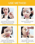 Gold osmanthus eye mask,24k gold