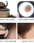 gowwim Hairline Powder(Dark Brown) Hair