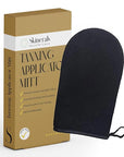 Skinerals Self Tanning Mitt, Premium Microfiber Self Tanner Applicator for Back & Body, Ultra Soft Double-Sided Self-Tan Mitt, Reusable & Washable Tanning Lotion Applicator Mitts