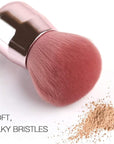 Foundation Brush,Daubigny Large Pink Powder Brush Flat Arched Premium Durable Kabuki Makeup Brush Perfect For Blending Liquid,Cream and Flawless Powder,Buffing, Blending,Concealer …
