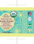 US Organic Ylang Ylang Essential Oil – 100% Pure Complete Grade, USDA Certified, Steam Distilled from Cananga Odorata – Floral Scent for Diffuser, Perfumery, Skincare – Sourced from Madagascar, 10ml