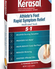 Kerasal Athlete's Medicated Foot Soak, Bath for 5-in-1 Rapid Symptom Relief, 12 Count, (Pack of 1)