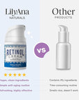 LilyAna Naturals Anti Aging Retinol Face Cream for Women – Wrinkle & Neck Cream for Firming, Retinol Moisturizer for Face with Hyaluronic Acid, Hydrating Night Cream for Fine Lines, Collagen Boost