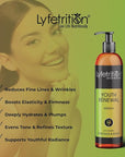 Lyfetrition Youth Renewal Serum (Skin and Face Formula) | 12 fl oz Large Bottle | With Aloe and Retinol