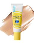 Bliss Block Star SPF 30 Invisible Daily Tinted Sunscreen with Zinc Oxide, Sunscreen & Makeup Primer - 100% Mineral Broad Spectrum Sunscreen with Titanium Dioxide and Antioxidant Blend,- 1.4 fl oz.