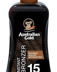 Australian Gold Spray Gel Sunscreen with Instant Bronzer SPF 15, 8 Ounce | Moisturize & Hydrate Skin | Broad Spectrum | Water Resistant | Non-Greasy SPF 15 8 Fl Oz (Pack of 1)