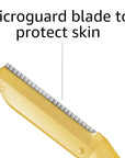 Amazon Basics Women's Multipurpose Exfoliating Dermaplaning Tool, Eyebrow & Facial Razor, Includes Blade Cover, Multicolor, 9 Count