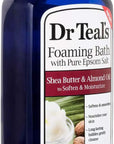 Dr Teal's Foaming Bath Variety Gift Set (2 Pack, 34oz Ea) - Soften & Moisturize Shea Butter & Almond Oil, Nourish & Protect Coconut Oil - Essential Oils Blended with Pure Epsom Salt - at Home Spa Kit