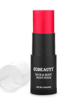CCbeauty Neon Pink Face Paint Stick, UV Pink Face Painting Kit, Full Coverage SFX Makeup Foundation, Professional Non-Toxic Body Paint for Halloween Costume Cosplay Party, Glow In The Dark Makeup