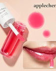 NOONI Korean Hydrating Lip Oil - Applecherry | Long-Lasting, Moisturizing, Plumping, Revitalizing for Dry Lips, Waterproof, No Peel Off, Hydrating, Nourishing Crystal Clear, 0.12 FL Oz