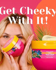 NATURE WELL Ultra-Rich Firming & Tightening Cheeky Body Cream, Promotes Deep Hydration, Fast Absorbing, Scents of Pistachio Cream, Almond Blossom, Brazil Nut, Cupuacu, Coconut, & Salted Caramel, 10 Oz