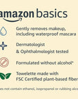 Amazon Basics Fragrance Free Makeup Remover Wipes, 25 wipes