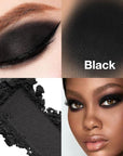 AMY'S DIARY White Black Pink Matte Eyeshadow Palette 3 pics set – Long-Lasting & Highly Pigmented, Vegan & Cruelty-Free