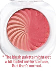 Cheeky Blush Compact for Face Cheeks, Talc Free Blusher Palette, Matte Powder Makeup, Natural Healthy, Mauve Pink Magenta Peach Red, Vegan Cruelty Free