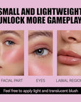 Cooling Water Jelly Tint,Jelly Blush Stick,Long Lasting Milk (B, S)