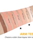 Kaely 2Pcs Pot Concealer Full Coverage Set,under Eye Correcting Concealer,02+04