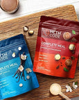 HLTH Code Complete Meal Replacement Shake - Healthiest Meal Replacement = Healthiest You | Keto Friendly | High Protein | Low Carb | Collagen | Gluten Free | Creamy Vanilla Flavor (15 servings)