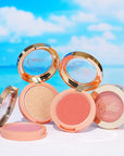 Oulac Shimmery Blush Makeup| 2 in 1 Powdery 4.8g