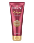 Jergens Hand and Body Lotion, Melanin Glow Illuminating Moisturizer, With Bronze Luminizers, 7 Oz