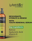 Lyfetrition Youth Renewal Serum (Skin and Face Formula) | 12 fl oz Large Bottle | With Aloe and Retinol
