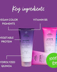 Four Reasons Color Mask INTENSE- Violet – (27 Colors) Intensive Toning Treatment - Color Depositing Conditioner – Semi Permanent Hair Dye for Lightened and Colored Hair– 100% Vegan, 6.76 fl oz