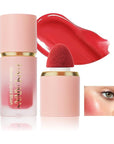 AKARY Mousse Liquid Blush, Soft Cream Makeup Blush, Cheek Tint(06#Mystery)