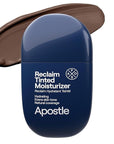 APOSTLE Reclaim Tinted Moisturizer for Men (2 Morant Bay) - Niacinamide, Vitamin E, Squalane, Hyaluronic Acid, Tinted Face Moisturizer For Men. Hydrates, Evens Skin Tone, Reduces Fine Lines, 1 Fl. Oz.