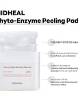 MEDIHEAL Phyto Enzyme Peeling Gauze Pads - Vegan Face Resurfacing Pore Tightening with LHA & Papaya Enzymes - Exfoliating Pads, 90