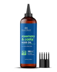 Botanic Hearth Rosemary & Castor Hair Oil (6.7 Fl Oz) | Nourishing And Strengthening Hair Treatment For Thicker, Healthier|Looking Hair | Paraben Free | Suitable For All Hair Types