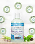Ginger Lily Farms Botanicals Moisturizing Conditioner for Dry Hair, Island Tranquility, 100% Vegan & Cruelty-Free, Green Tea Lemongrass Scent, 12 Fl Oz