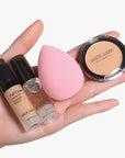 Waterproof Full Coverage Concealer with Primer Sponge Set, Color: 3.5-MEDIUM)