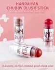 Blush Stick Set Matte Cream Blush Stick for (Set 01)