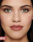 12 Colors lip liner pencils, Modern Classic Lip Liner, Lip Liner Pigmented Vegan Matte, Lasting Finish Lip Liner, Luxurious Creamy Long Lasting Lip Liner, Prevents Feathering and Fading, (10)