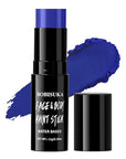 BOBISUKA Blue Face & Body Paint Stick Water-Based Washable Face Paint Makeup Stick for Halloween Avatar Smurf Mystique Skeleton Skull Clown, Cosplay, SFX, Sports Eye Black & Costume Party