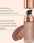 M. Asam MAGIC FINISH Supercharge Serum Foundation Deep 1.01 Fl Oz