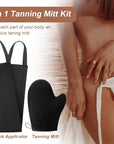 Tanning Mitts Self Tanner Mit - 2 in 1 Self Tanning Mitt Applicator Self Tan Mitt Self Tanner Mitt Applicator, Self Tanner Glove Tanning Glove for Self Tan Mit for Self Tanner Applicator Fake Tan Mitt