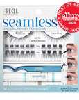 Ardell Seamless Eyelash Extension Kit, Faux Mink - Customizable DIY Lash Clusters, Includes Bond & Seal and Applicator for Long-Lasting Natural Lashes, 1 Pack